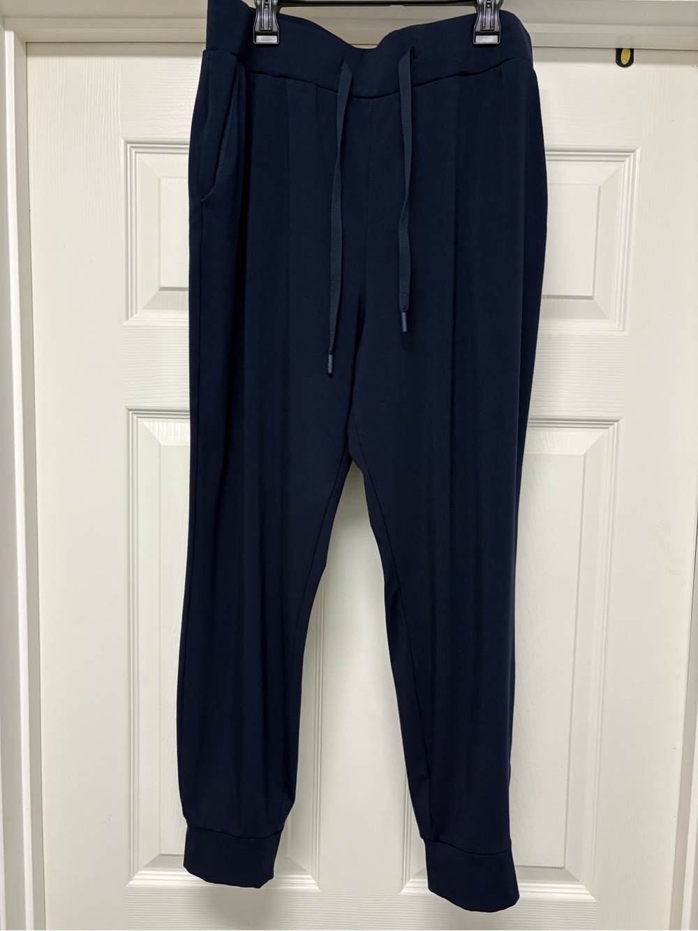 Cozy Earth Navy Blue Bamboo Joggers Large Soft Loungewear Drawstring Pockets